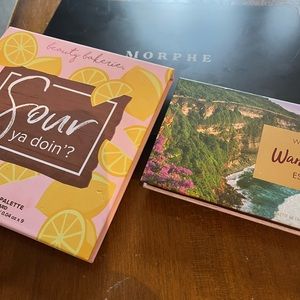 Eyeshadow palette bundle (Wander Beauty, Beauty Bakerie, Morphe)